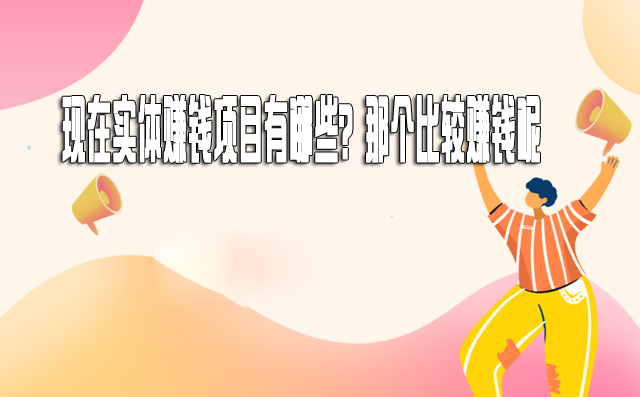 現在實體賺錢項目有哪些?那個比較賺錢呢-專在家創業網