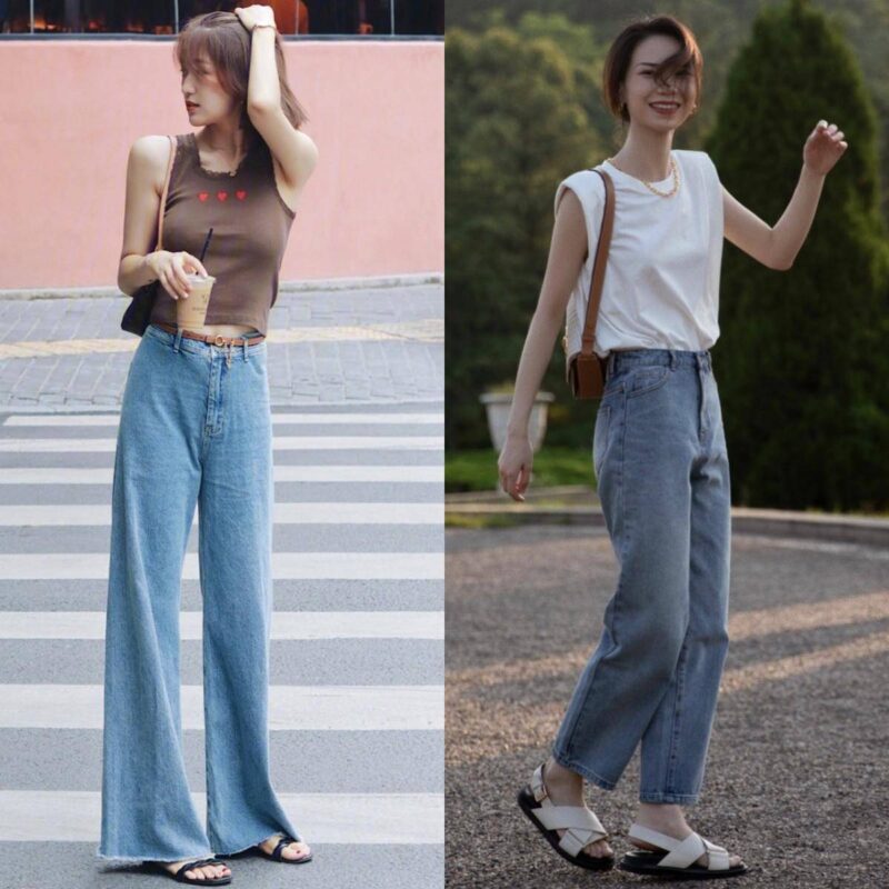 牛仔褲配什么鞋好看?牛仔短褲搭配鞋子圖片-1 牛仔褲配什么鞋好看?牛仔短褲搭配鞋子圖片-1